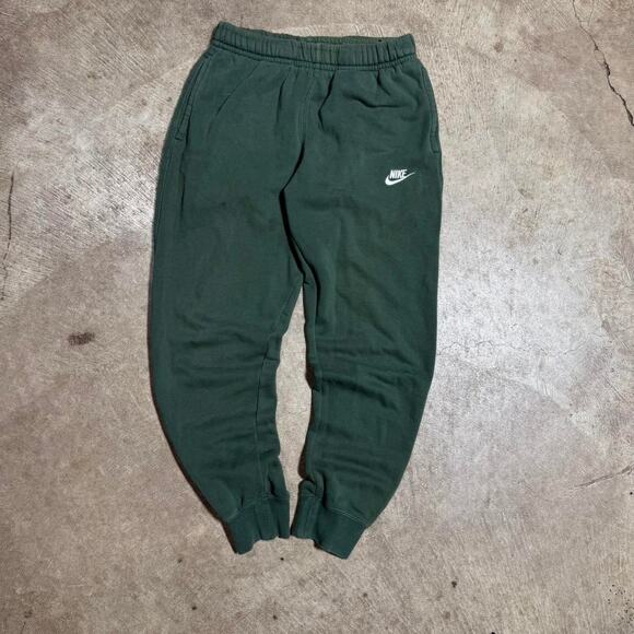Forest Green Nike Mini Logo Sweatpants - Picture 3 of 7